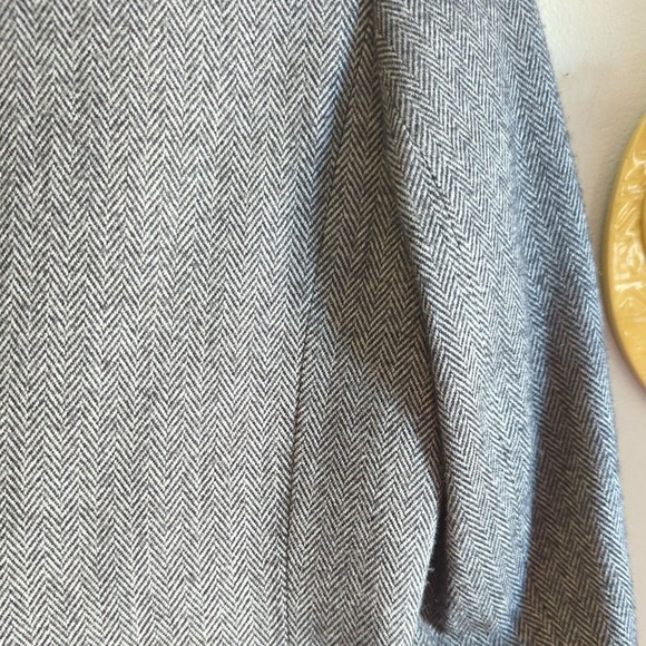 Covington Women's 8 Brown Tweed Wool Blend Blazer Jacket 3 Button classic - Picture 8 of 9